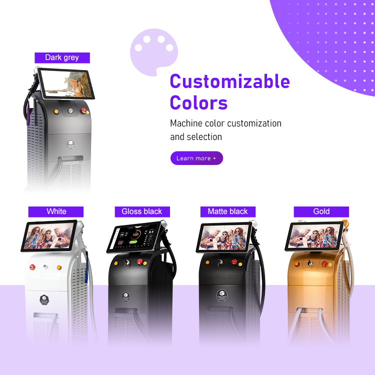 Laser Beauty Equipment Professional Laser Hair Removal Machine Titanium