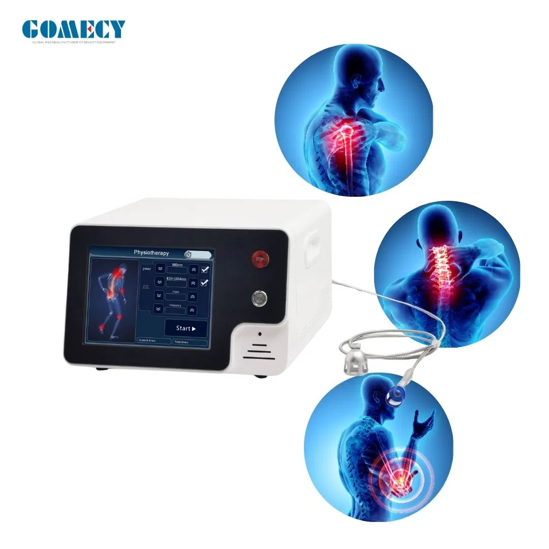 Physiotherapy Equipment High Power Diode Laser 980nm 810nm 1064nm Therapy Back Pain