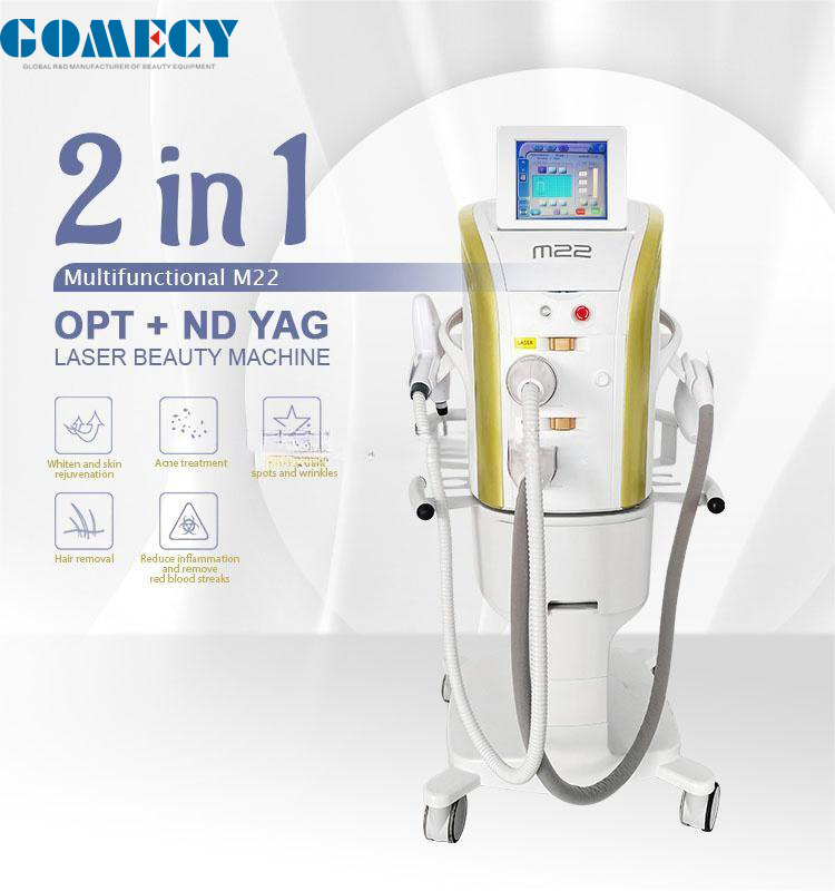 M22 Laser Acne Treatment IPL ND YAG Vascular Removal Hair Removal Machine