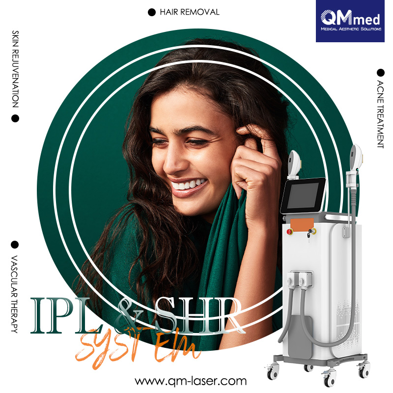 Hot Sale 3-in-1 IPL RF Opt Skin Rejuvenation &amp; Hair Removal Machine EU Laser Beauty Equipment with 808nm 480nm 640nm Wavelengths