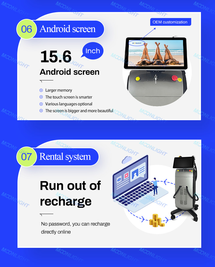 All-in-One Laser Hair Removal - Diode Laser Beauty Equipment for Professional Salons