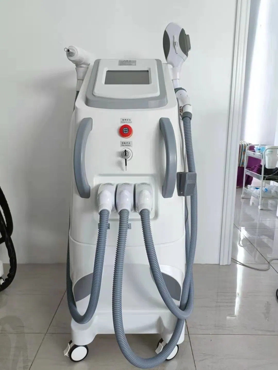 3 in 1 Multifunctional Beauty Machine High Quality Opt Laser Hair Removal ND YAG Laser RF Hair Removal Device Pico Laser