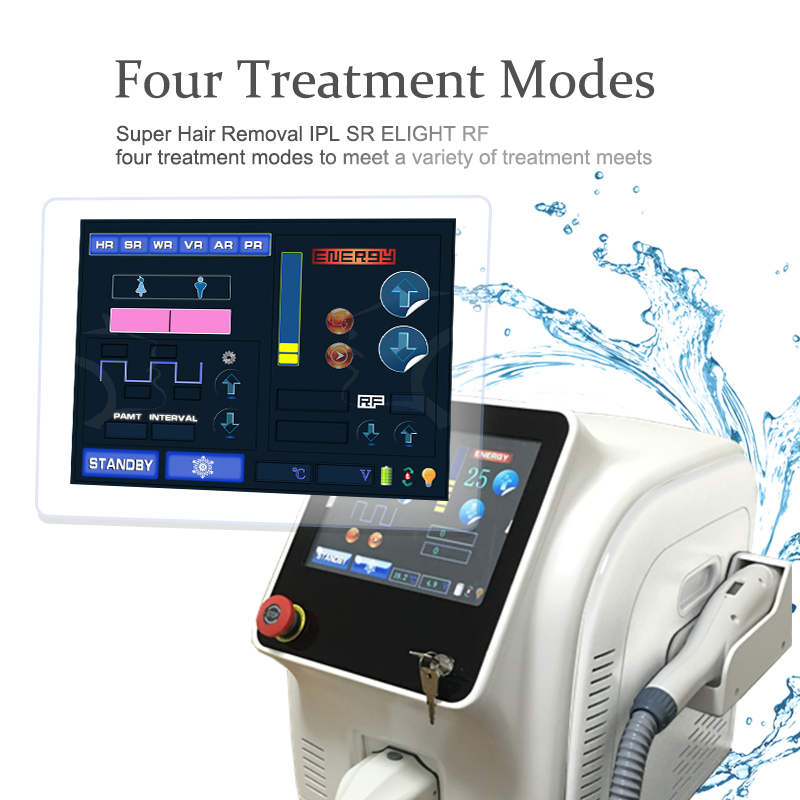 Sapphire IPL Super Hair Removal Ice Cooling Skin Rejuvenation Acne Scar Treatment Beauty Salon Equipment