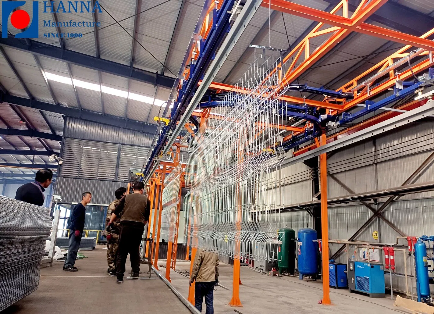 Customize Fully Automatic Conveyor Powder Coating Spray Paint System