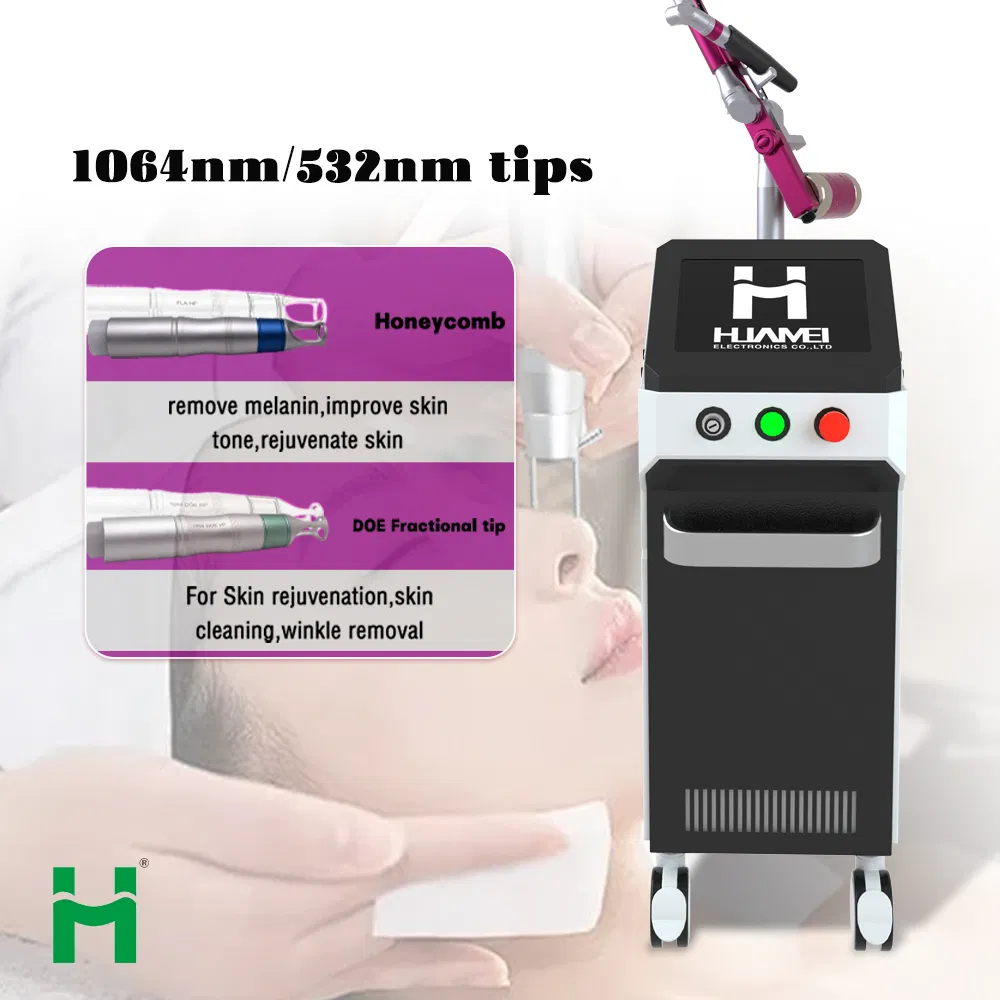 New Professional Picolaser Picosecond Laser 532nm 1064nm Q Switched ND YAG Laser Tattoo Removal Pico Laser Machine