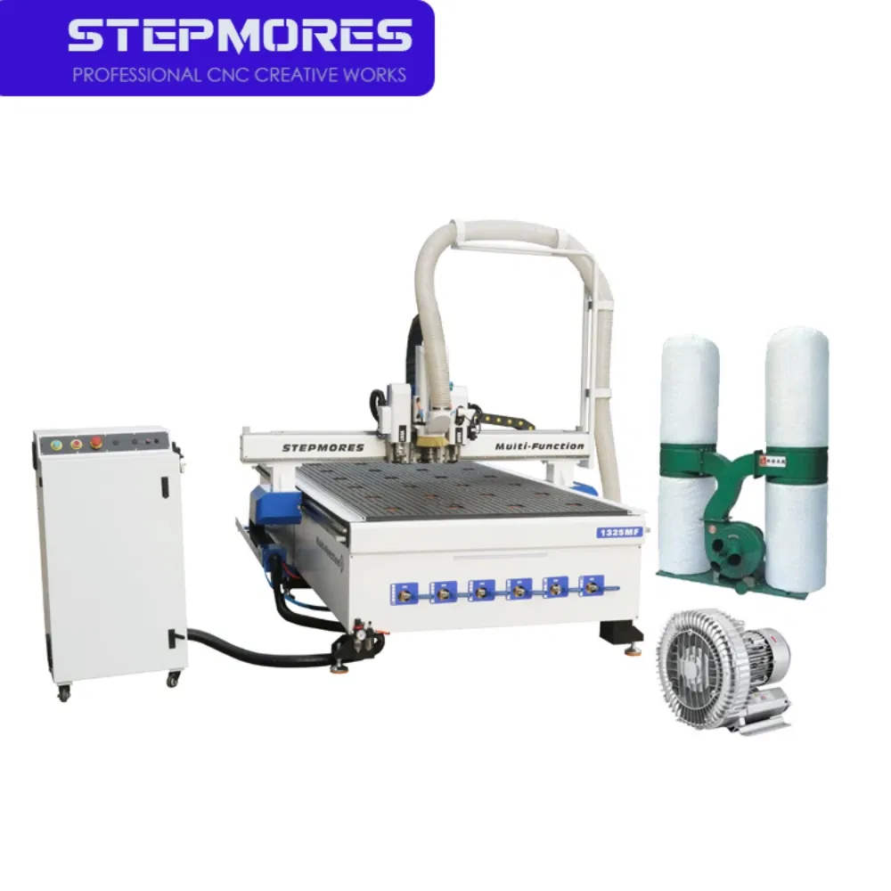 CNC Router Machine Woodworking 1325 for Billboard Acrylic Furniture Making with CCD