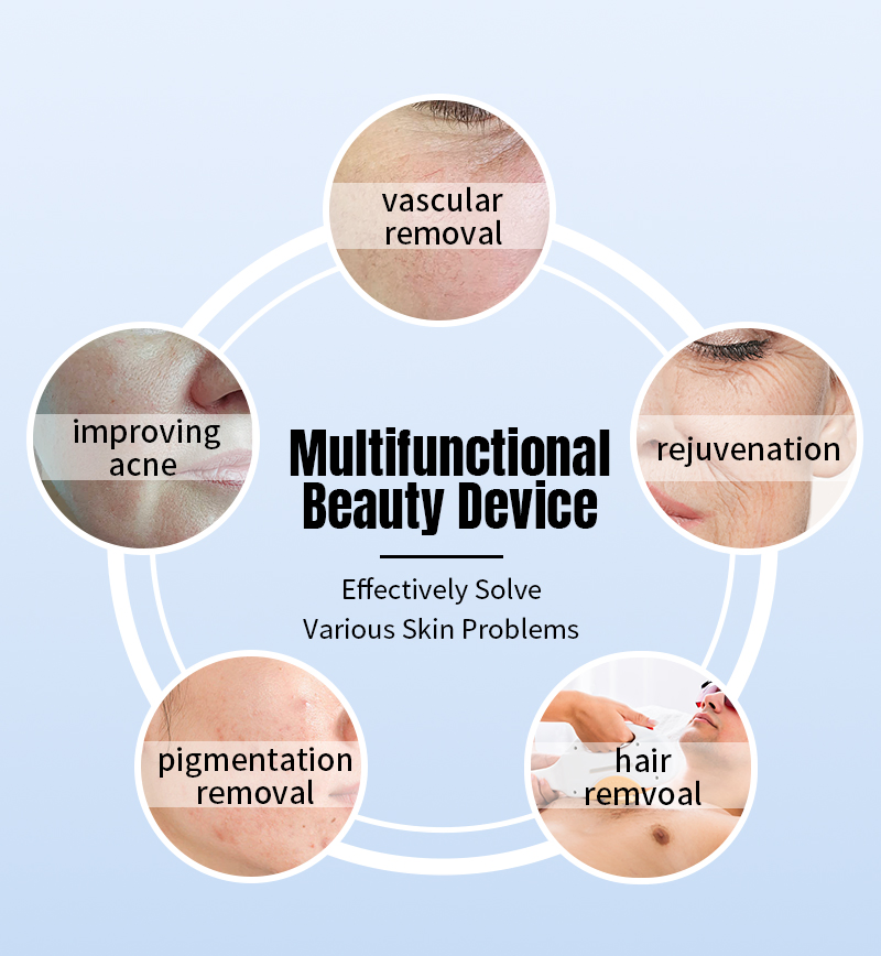 2024 IPL Opt Shr Permanent Hair Removal Skin Rejuvenation Machine