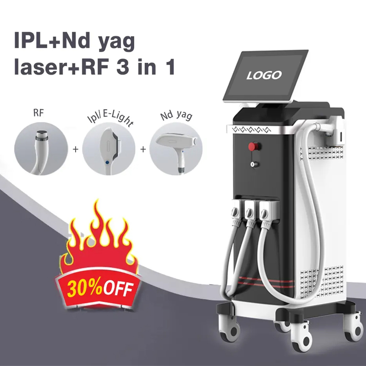 3-in-1 High-Power 808nm Diode Laser Hair Removal Machine
