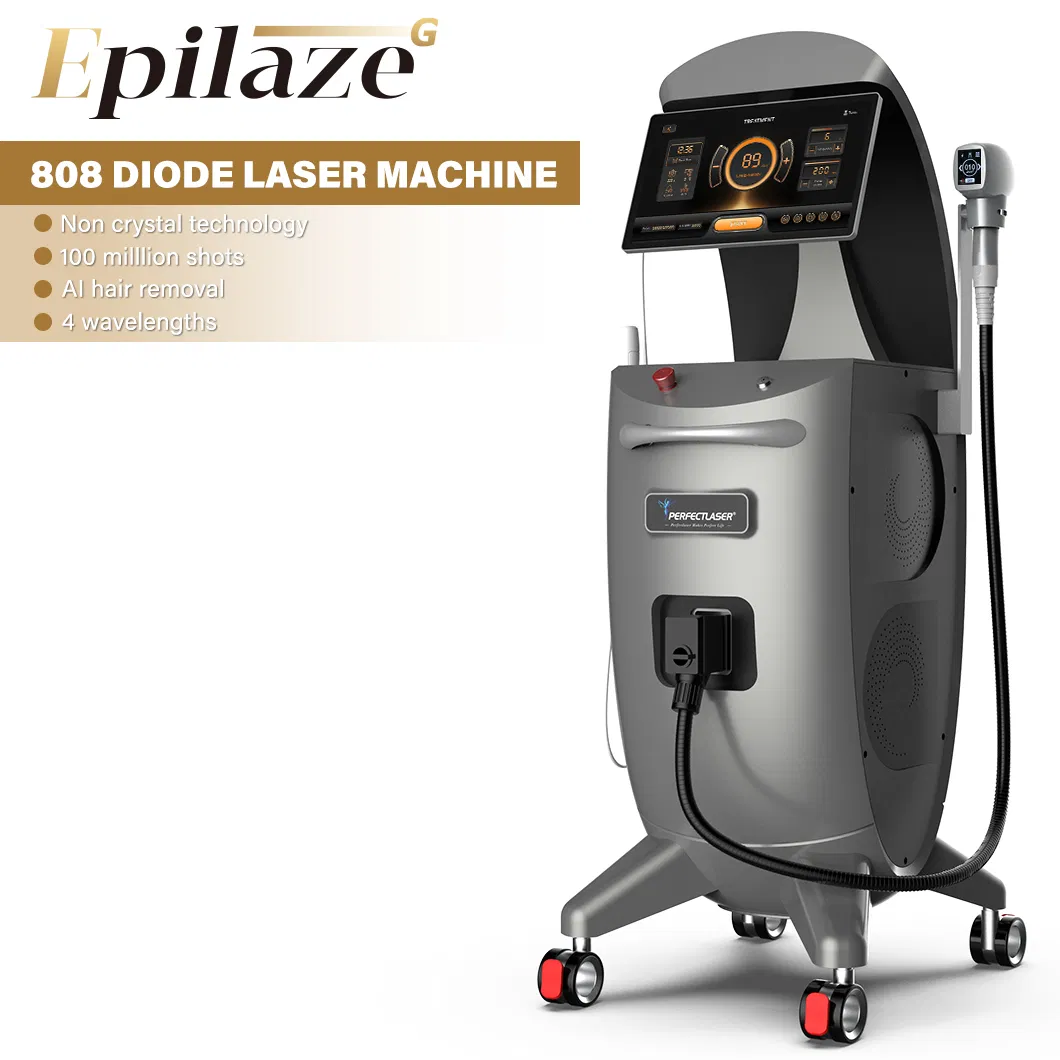 CE FDA 1200W High-Power Handpiece Imported Laser Rod Diode Hair Removal Equipment