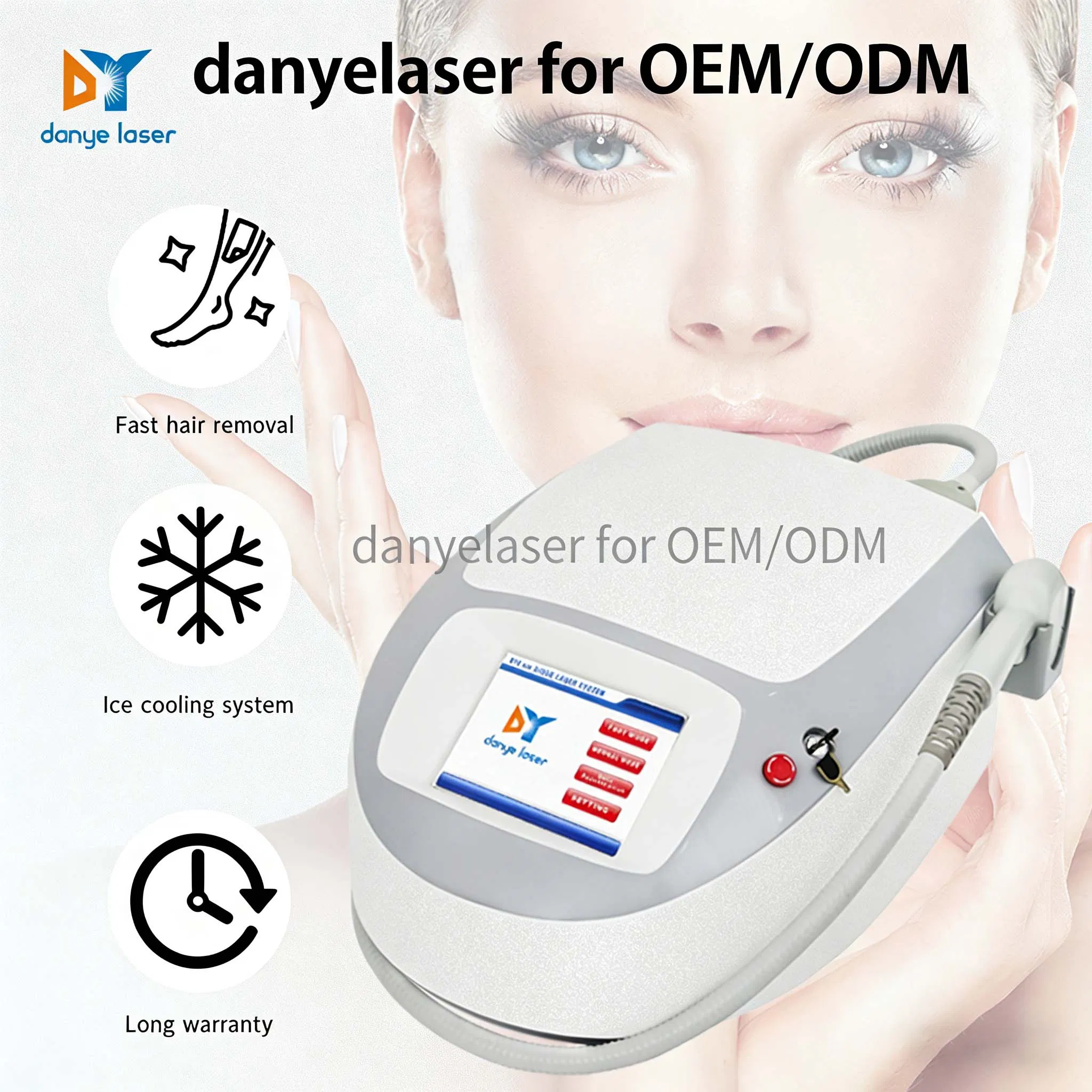 Professional System 808 810 Permanent Hair Removal by Laser Ice Laser Hair Removal