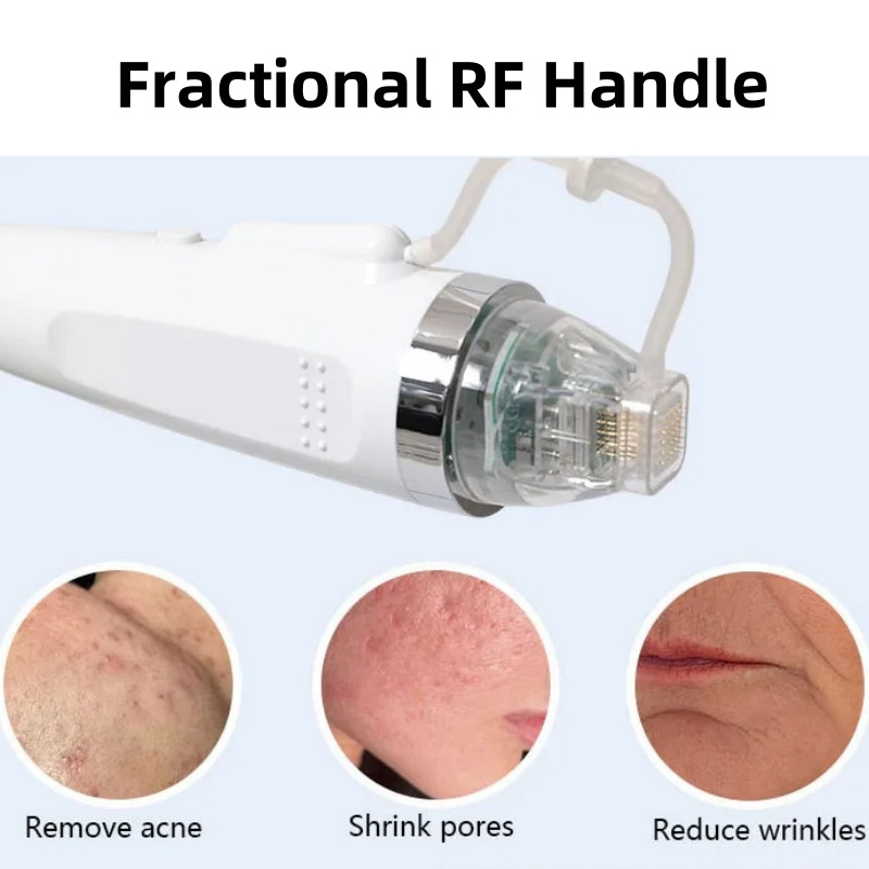 Fractional RF Microneedle Skin Rejuvenation Golden Micro Needle Device for Beauty Salon Use
