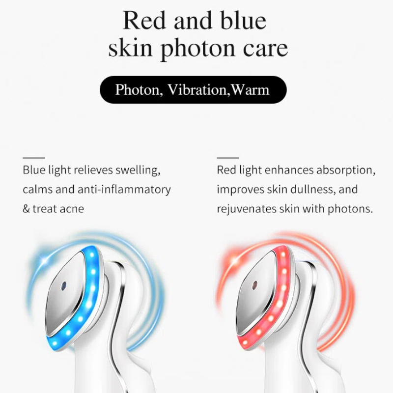 Pakiss Ion / Red &amp; Blue LED / EMS Microcurrent Beauty Device for Skin Care