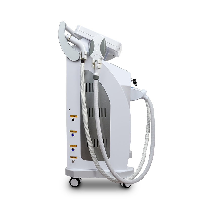 E-Light Opt IPL RF ND YAG Laser 3 in 1 Multifunction Hair Removal Tattoo Removal Beauty Machine Salon Supplies