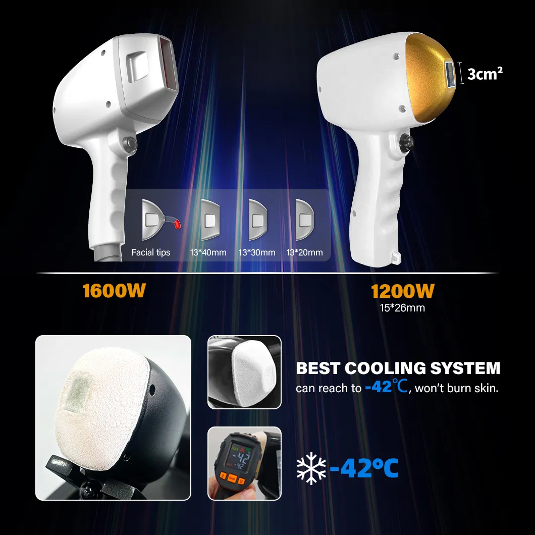 Safe Hair Removal Sopra Diode Laser Treatment Cooling System