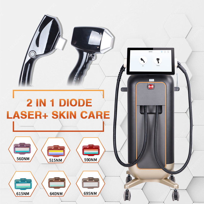 Skin Care Equipment IPL Laser Hair Removal Machine Acne Pigment Removal and Vascular Treatment