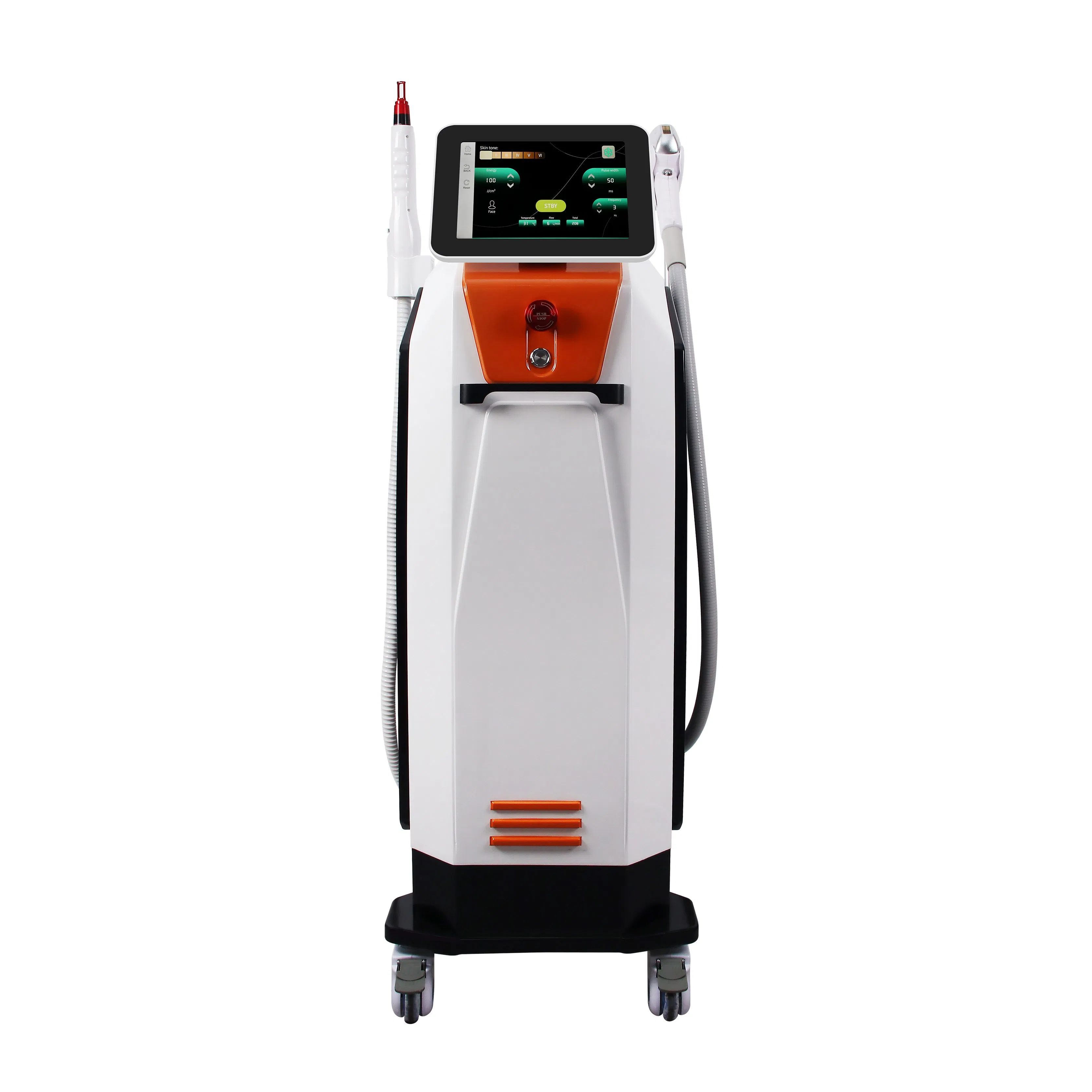 Picosecond Laser 2 Handle Pico Laser Machine Triple Wavelengths Diode Laser Hair Removal Machine