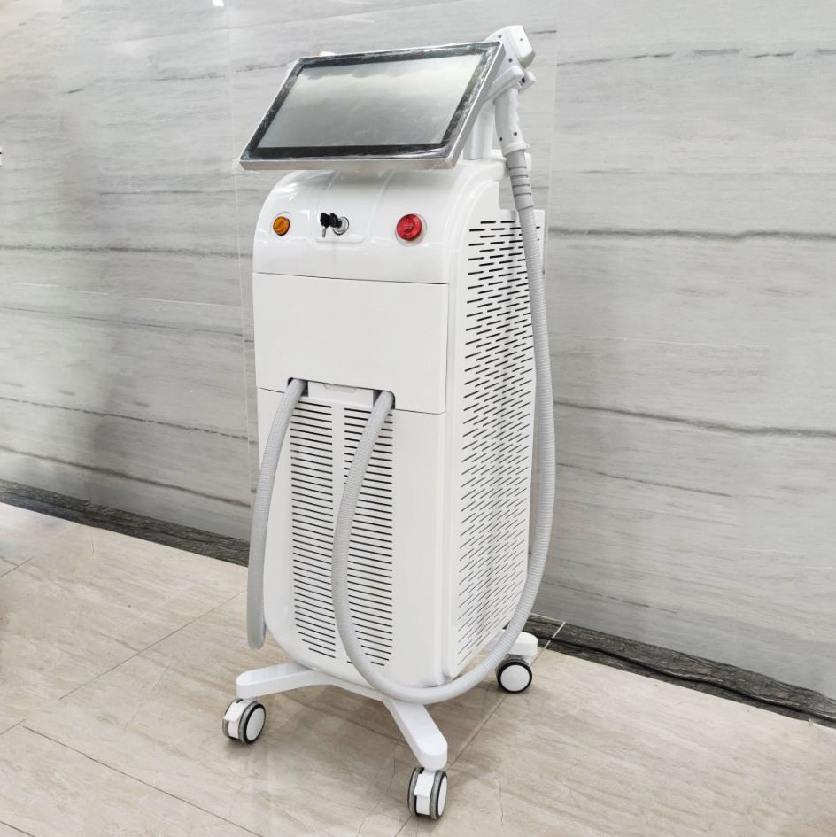 OEM Ice 1200W 1600W Diode Laser Hair Removal /3 Wavelength 755 1064 808 Prano Epilator Laser System
