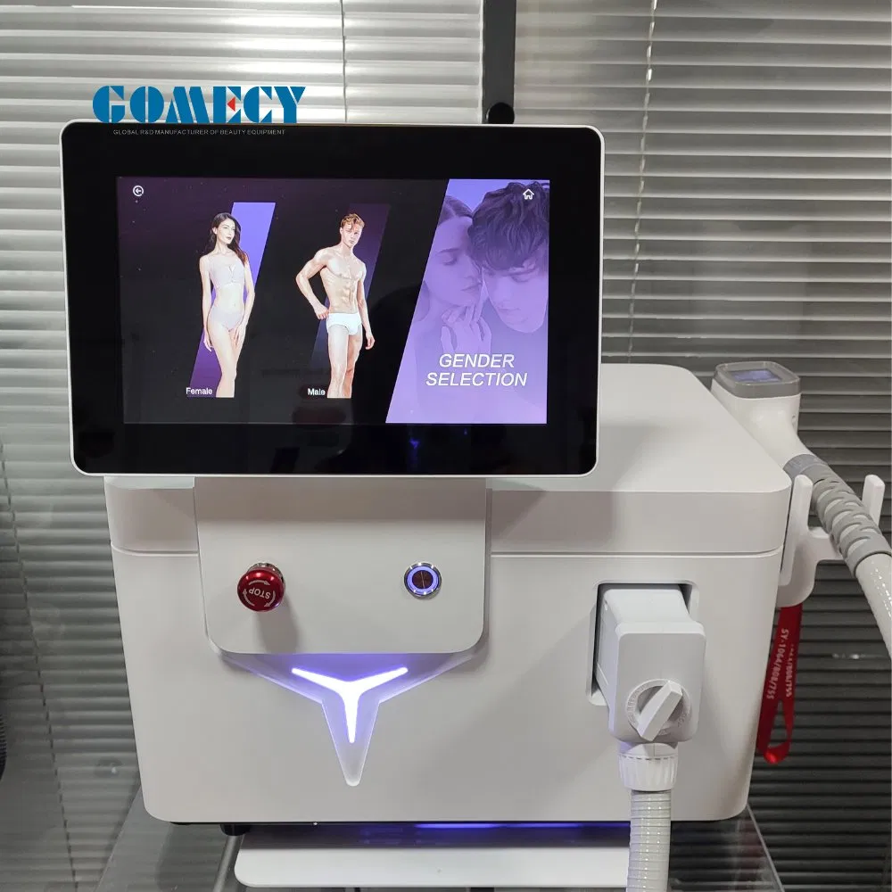 Ice Portable Laser Hair Remover 2025 755 808 1064nm Triple Wavelengths Diode Laser Hair Removal Machine