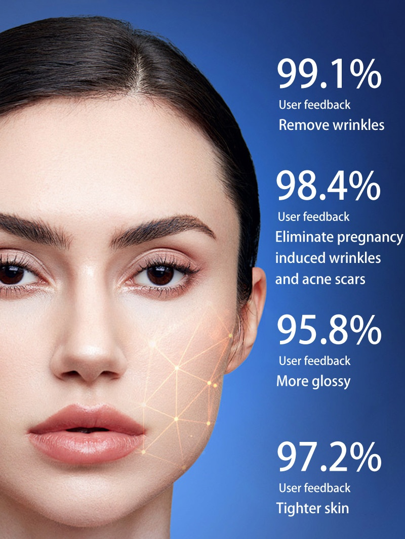 Gold 3-in-1 Skin Treatment Device with RF-Hifu and Ice Hammer