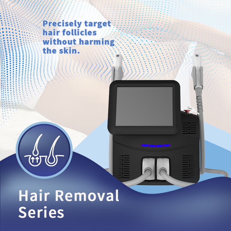 High Quality Medical E-Light Acne Treatment Skin Rejuvenation Opt IPL Hair Removal Machine with Two Different Spot Sizes