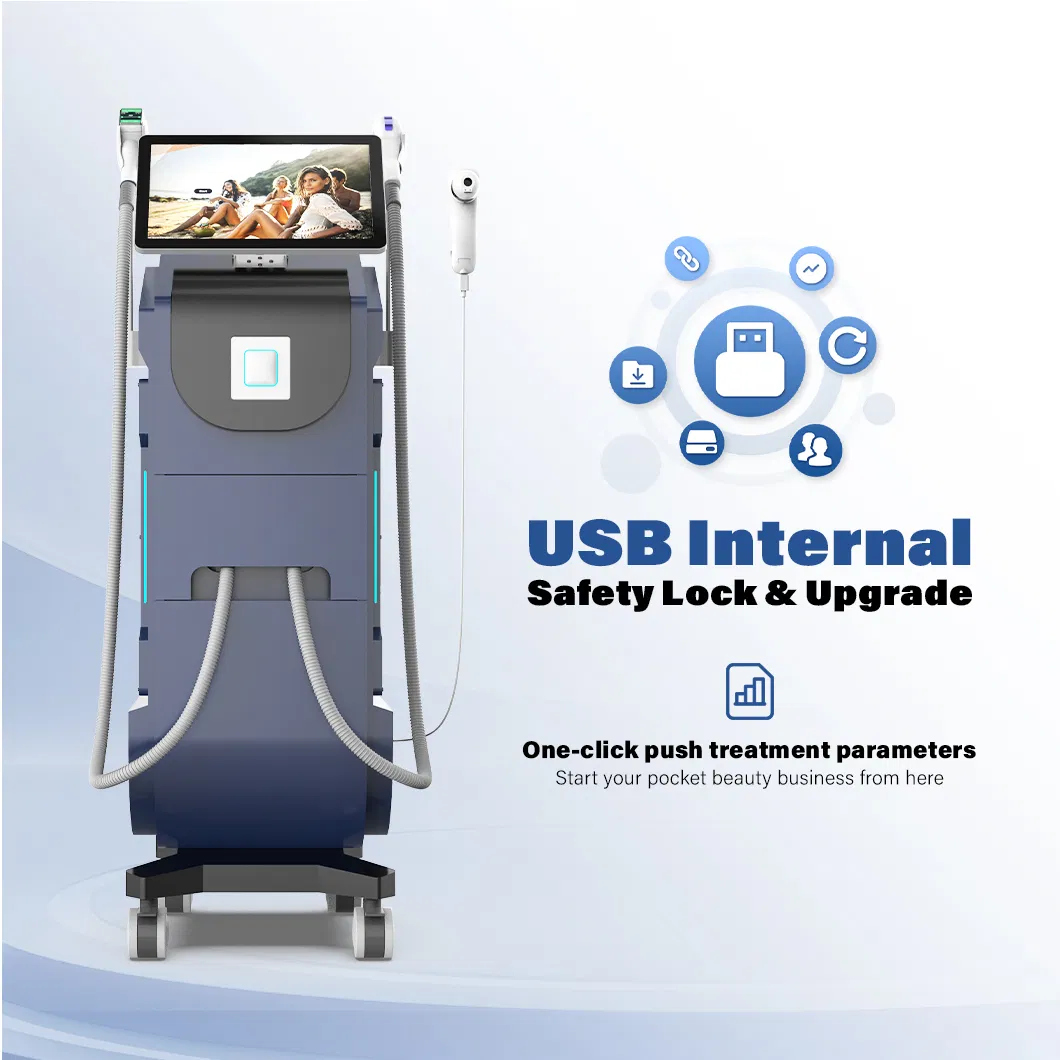 Coherent Bar Three Wave Diode Laser Hair Removal 808 High Power Equipment