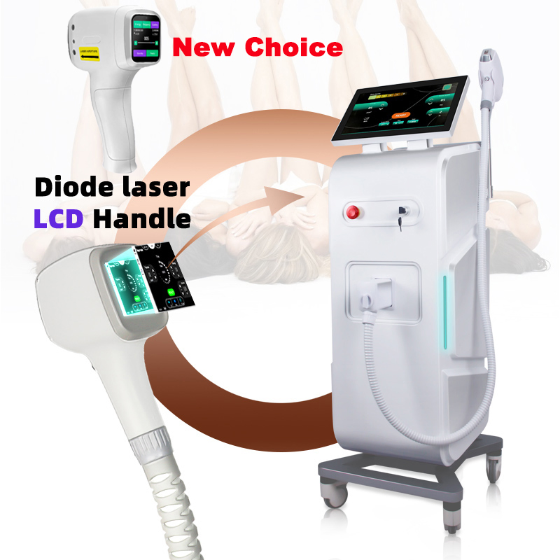 808nm High Power Diode Laser Hair Removal Machine Professional Hair Loss 2 Years Warranty Bikini Line Hair Reduction Equipment