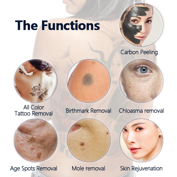 CE Approved Picosecond Laser Machine for Tattoo Removal and Skin Rejuvenation