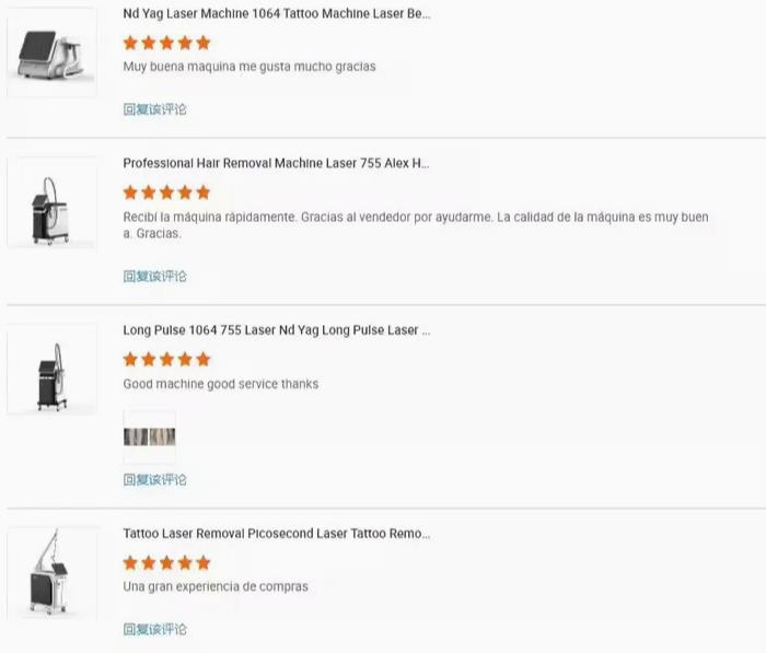 Aesthetic Picosecond Laser 532nm 1064nm Scar Tattoo Freckle Removal Machine