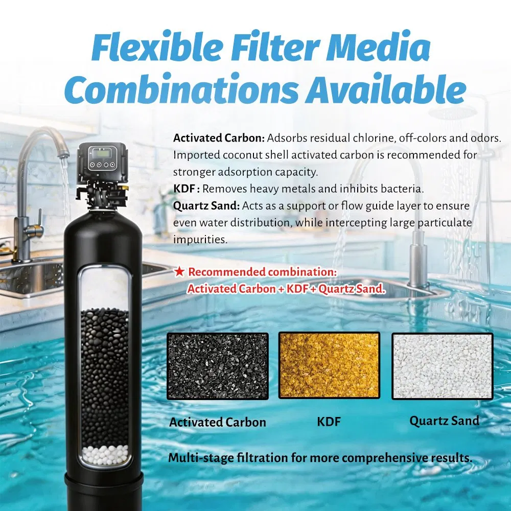Hot Sale in Us Whole House Water Filtration System Multiple Models Outdoor Available High Quality Good Price