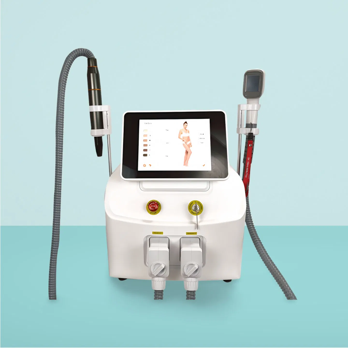 High Quality 3 in 1 IPL Opt Elight + RF + ND YAG Laser Carbon Laser Peel Skin Rejuvenation Acne Pigment Hair Removal Machine
