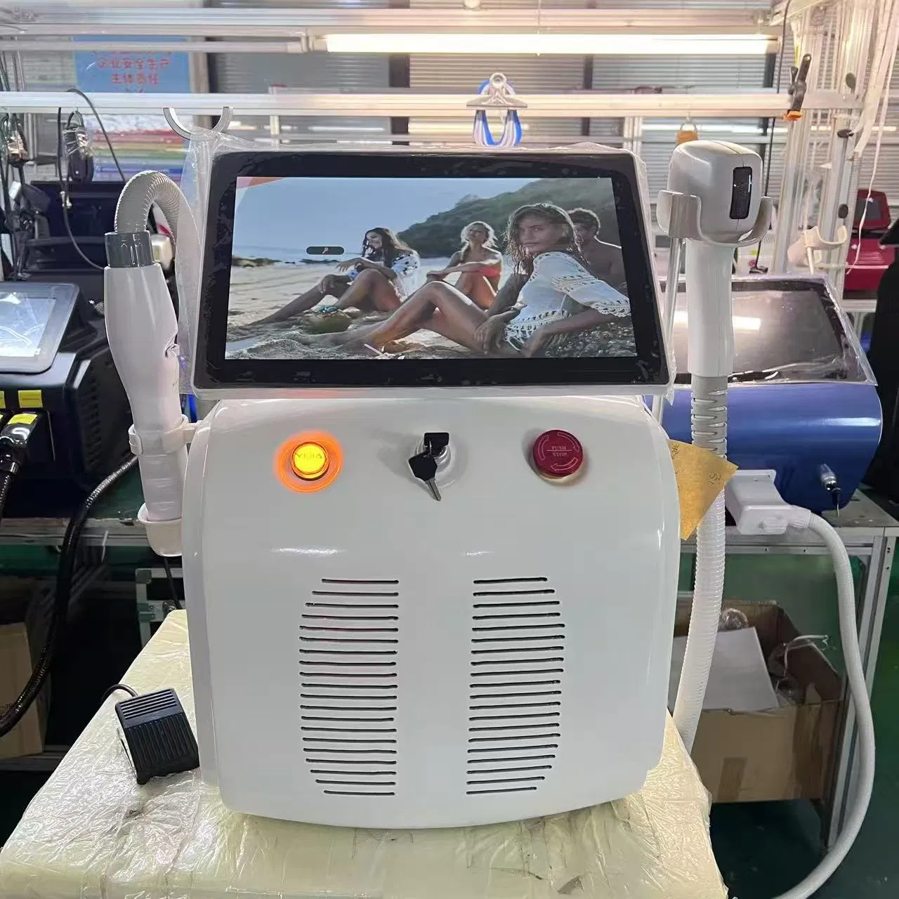 2025 Newest 4 in 1 Diode Pico 808 Laser Diode RF IPL ND YAG Picosecond Laser Hair Removal Machine Tattoo Removal Machine