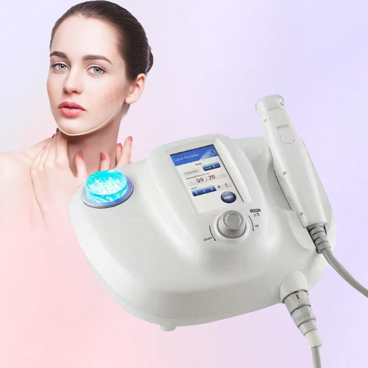 Portable Cold Plasma Beauty Machine for Acne Treatment Skin Tightening Whitening