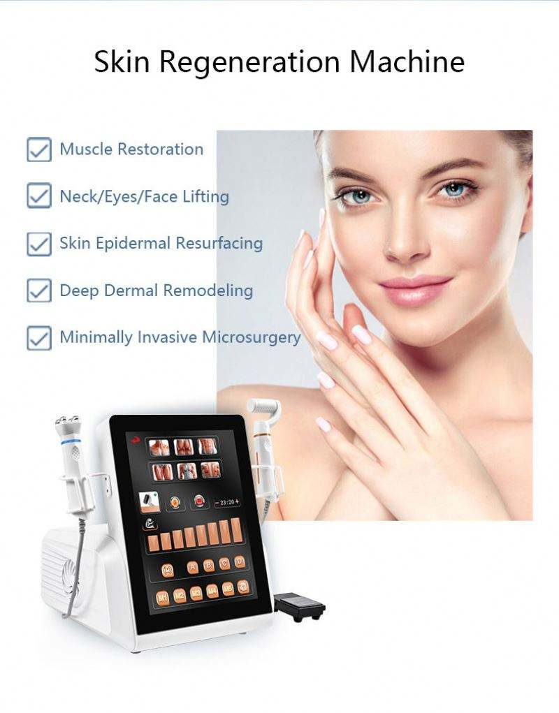 3 in 1 EMS Plasma Jet and Microneedling RF Cold Machine Beauty Glasses Fat Melting Skin Rejuvenation Tightening