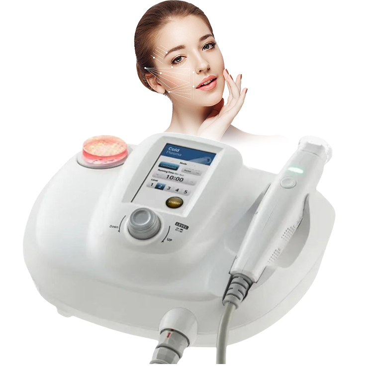 Portable Cold Plasma Beauty Machine for Acne Treatment Skin Tightening Whitening