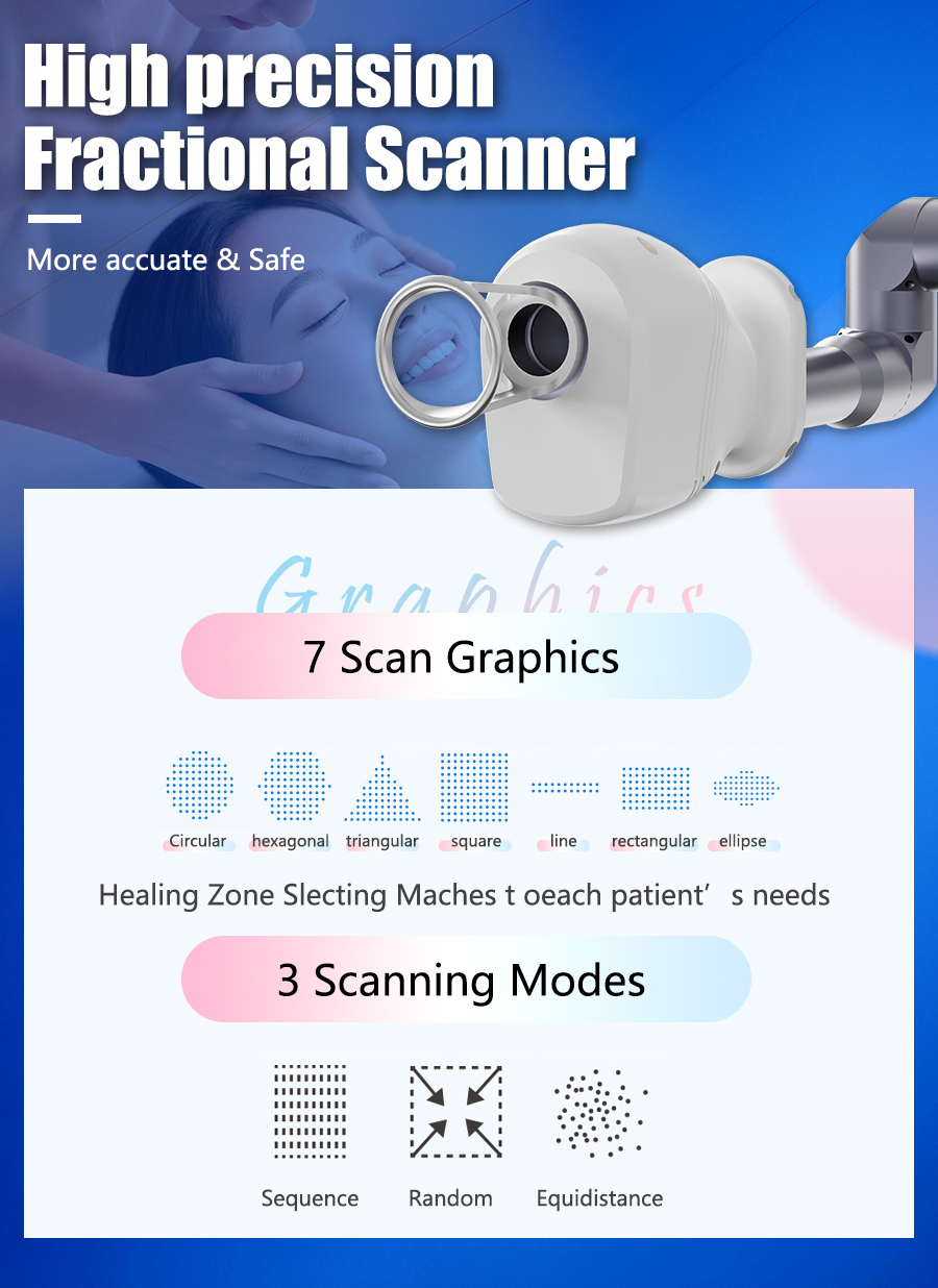 USA Hot Selling 510k Approved CO2 Fractional Laser 10600nm Co2 Fractional Laser Machine for Skin Scar Removal