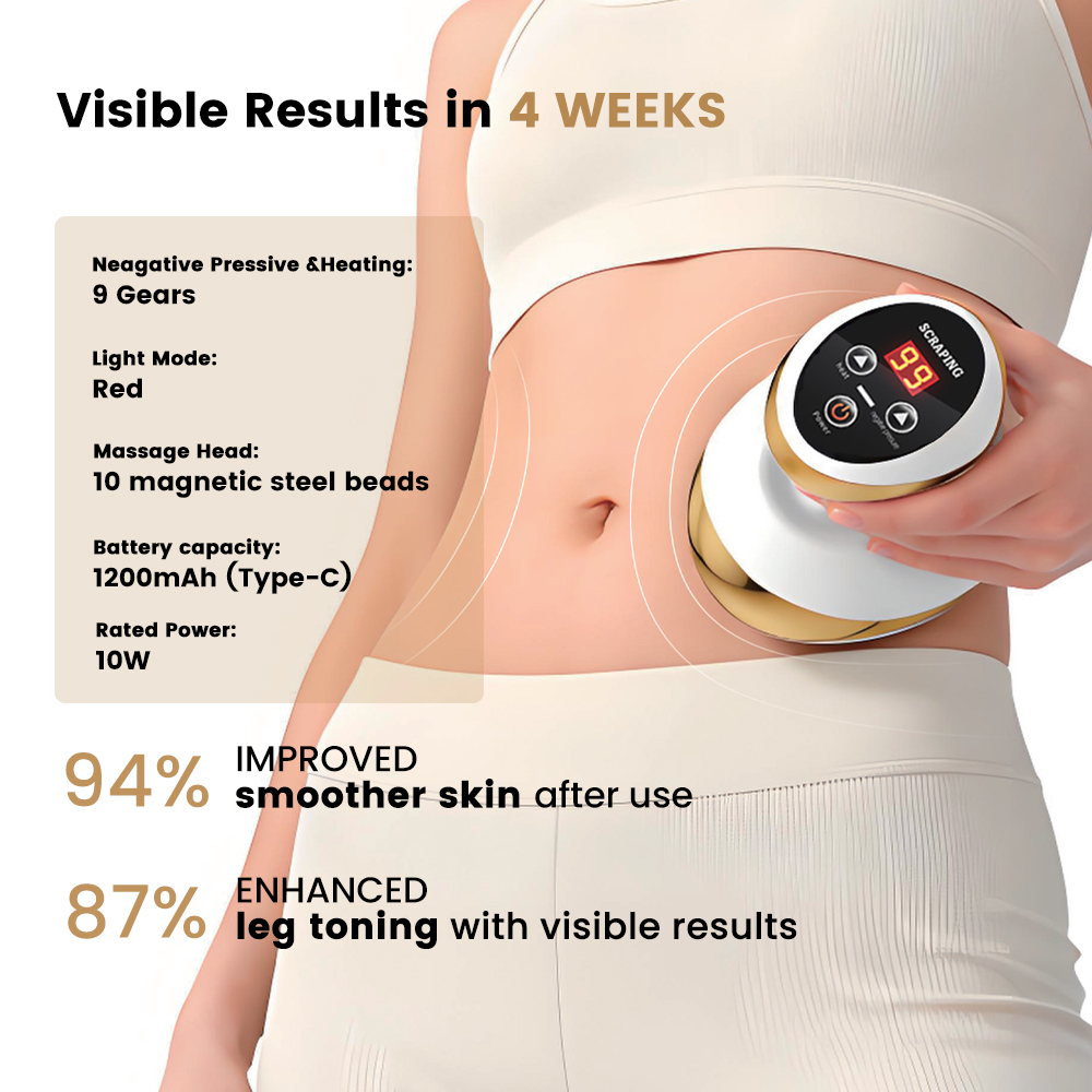 Electric Body Slimming Massager Lymphatic Drainag Anti-Cellulite Guasha Vacuum Suction Cupping Suction Cup Massager Machine Home