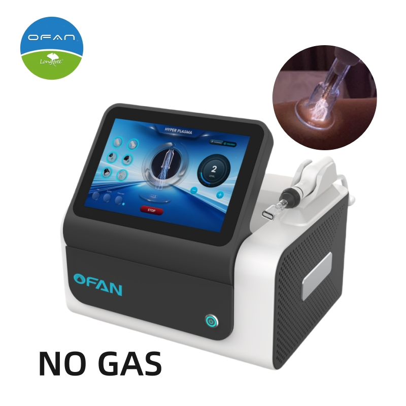 Ofan Professional Cool Plasma Pen Microneedle Roller Machine Cold and Warm Helium Argon Gas Skin Tightening Cold Plasma