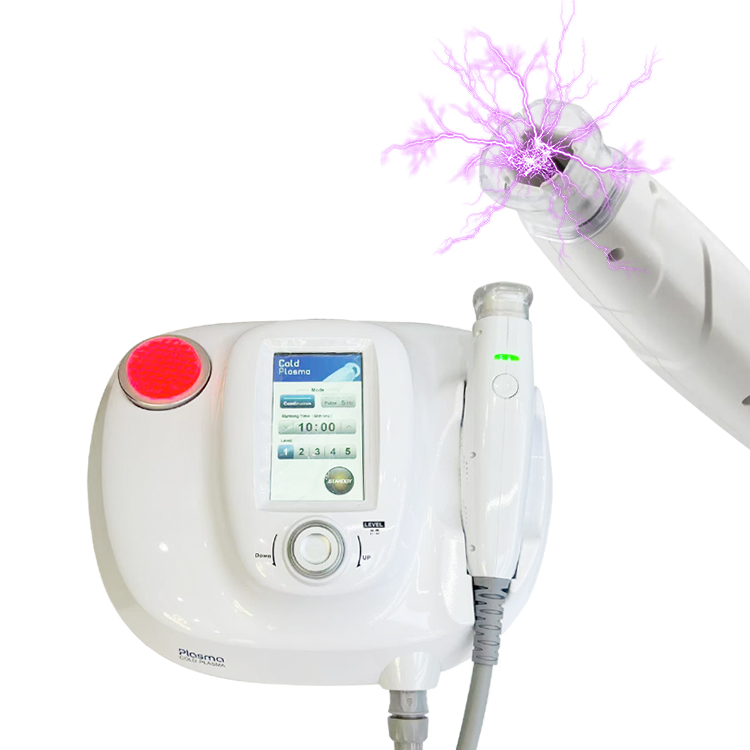 Portable Cold Plasma Beauty Machine for Acne Treatment Skin Tightening Whitening