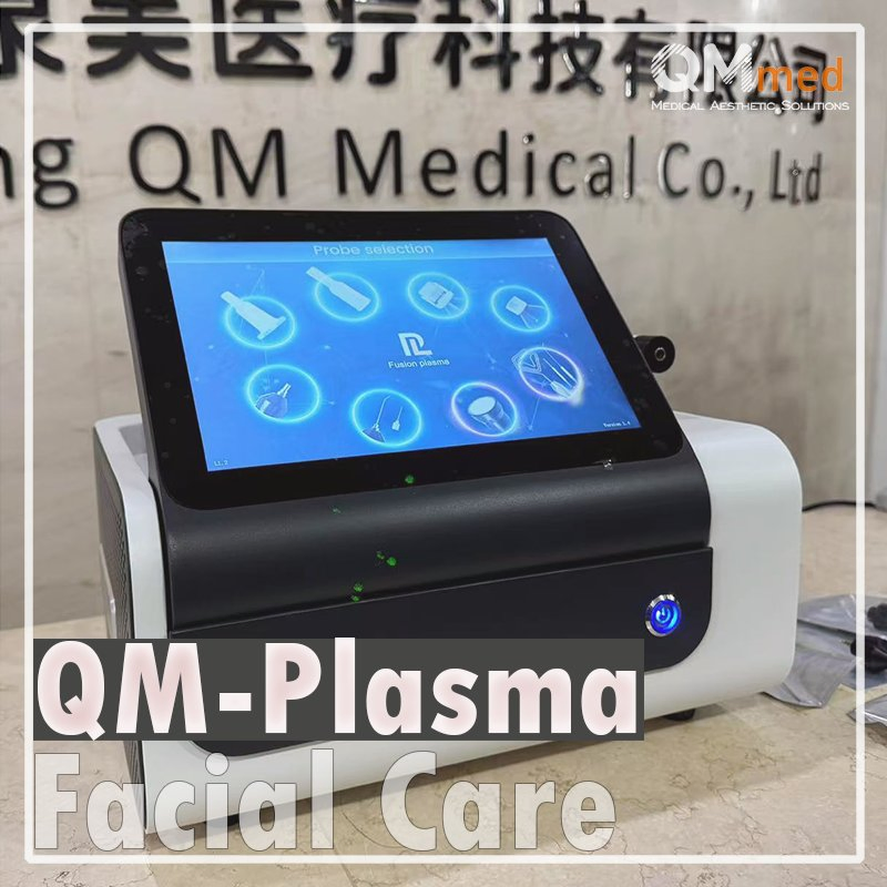 Facial Skin Tightening Rejuvenation Care Fusion Plasma Therapy Machine Wrinkle Removal 6 In1 Warm Cold Plasma Fusion Machine