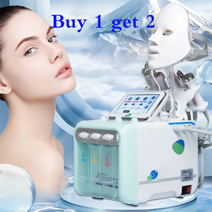 Portable 7-in-1 Multifunction Deep Cleaning Microdermabrasion Machine Face Care Oxygen Peel Skin Rejuvenation 7 Colors Mask