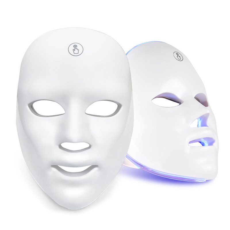 NQK OEM Portable 7-Color LED Beauty Mask Rechargeable Handheld Facial Device For Salon Spa Distributor Wholesale Supplier