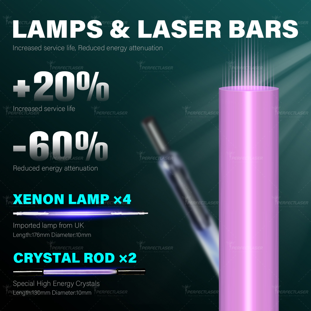 Perfectlaser 2025 Best Double Wave 755nm 1064nm Long Pulse Alex Diode Laser Hair Removal Machine Gentle Nd Yag Alexandrite Laser