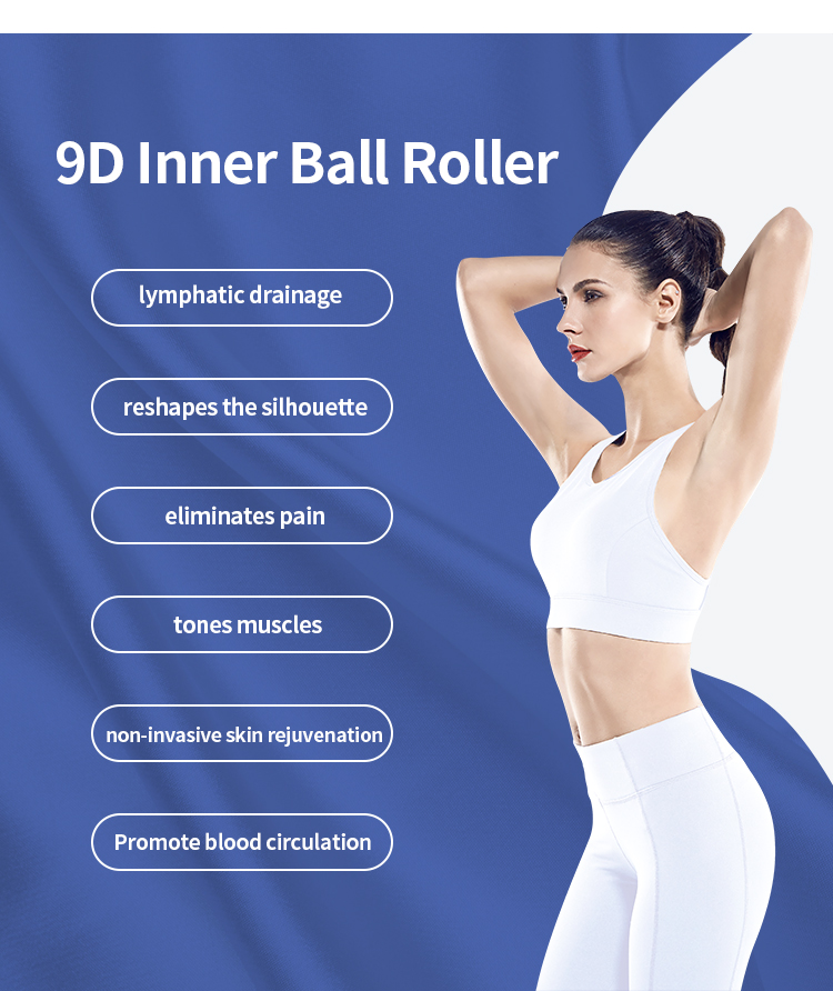 2026 Newest Endosphere 9D Roller Slimming Machine for Weight Loss Lymphatic Drainage and Cellulite Reduction Inner Ball Massager