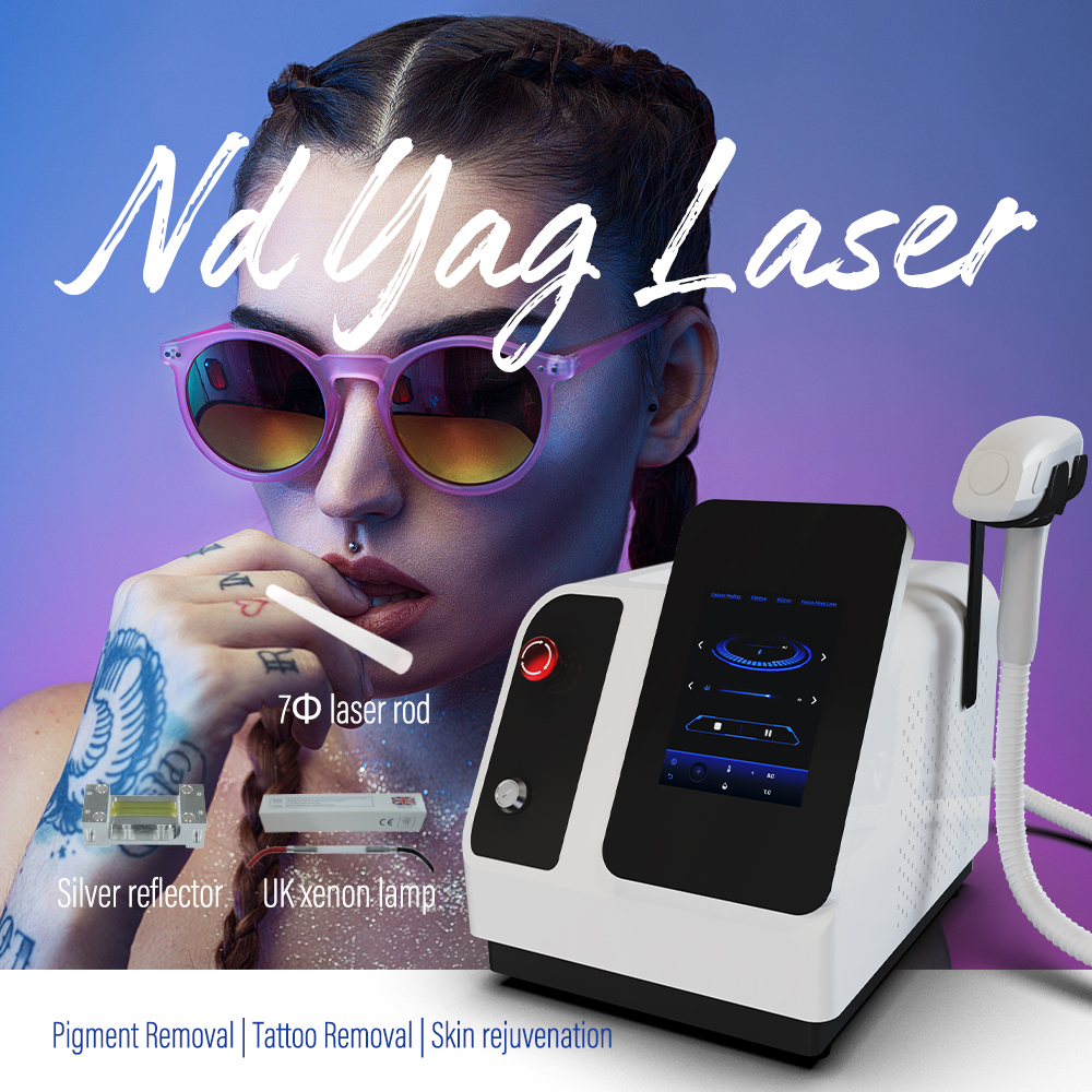 Nubway Shooting 1064Nm Long Pulse Equipamentos Laser Machine Nd Yag Laser Price for Varicose
