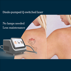 Portable Picosecond Laser Nd Yag Q-switched Laser Tattoo Removal Machine