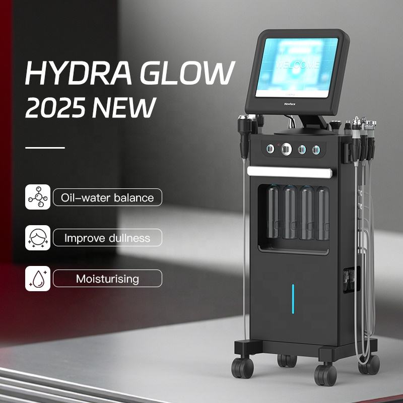NewFace Professional Aesthetic 14-in-1 Hydrodermabrasion Facial Skincare Device Spa Machine