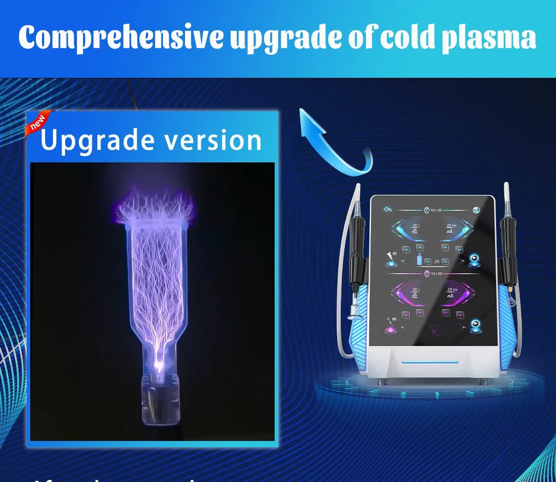 Professional 13 in 1 Beauty Equipment Scalp Treatment Skin Tightening Jet Fibroblast Cold Plasma Machine