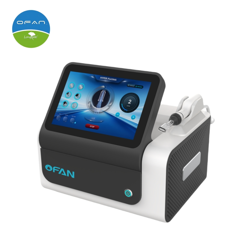 Ofan Professional Cool Plasma Pen Microneedle Roller Machine Cold and Warm Helium Argon Gas Skin Tightening Cold Plasma