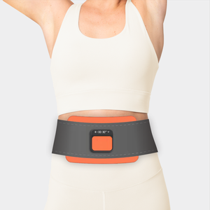 Electric EMS Abs Fat Burning Muscle Toner Body Slimming Abdominal Muscle Trainer Belt 7 Modes 15 Intensity Levels Rechargeable