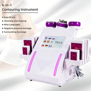 Portable 6 In 1 Cavitation Rf Machine 40k Cavitation Rf 6 In 1 Machine For Body Shaping And Care